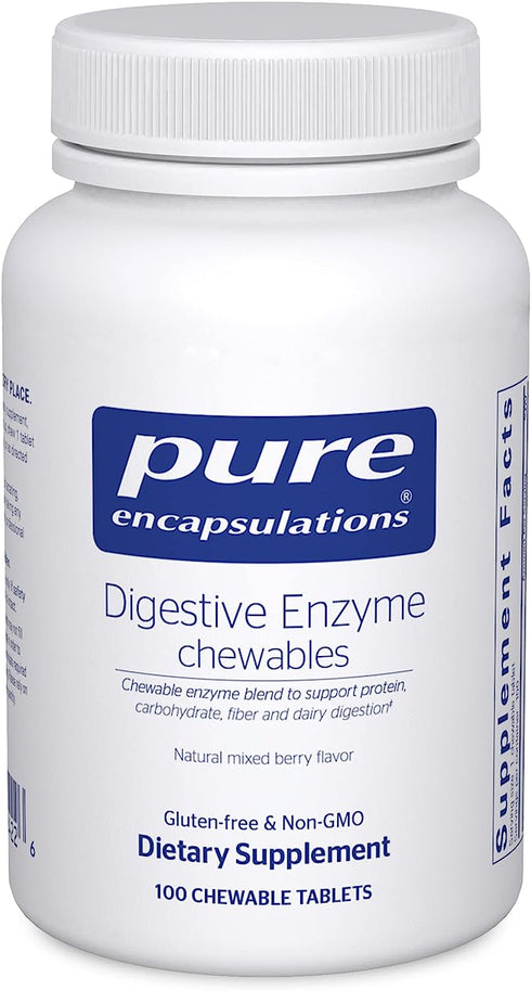 Digestive Enzyme Chewables Natural Mixed Berry 100tabs-Matakana Pharmacy